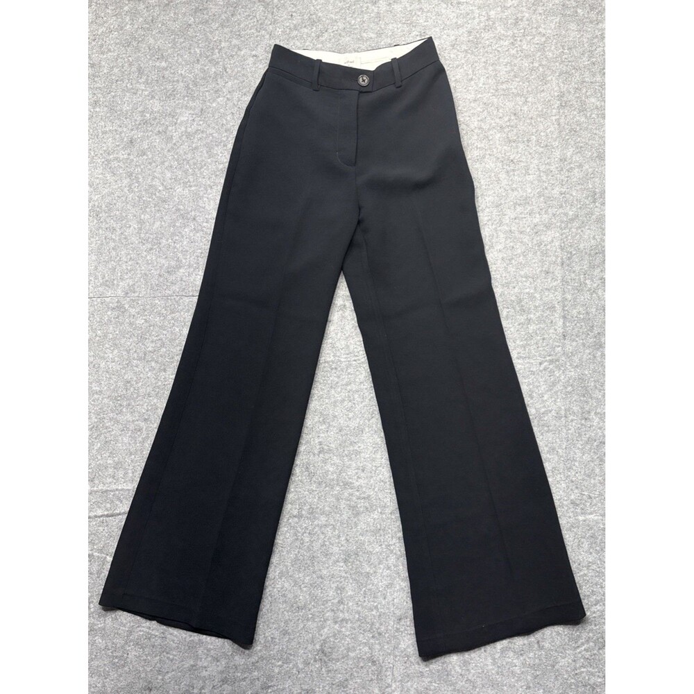 Wilfred Aritzia Black Tailored Pants Size 00 Asymmetrical Pocket Minimalist